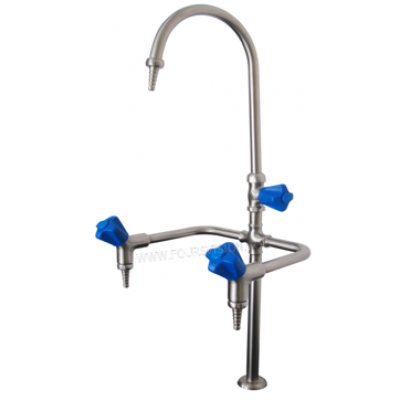 LAB 3 WAY  SWAN NECK WATER TAP SS