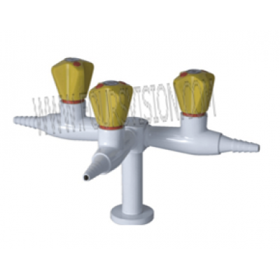 LAB GAS TAP 3 WAY