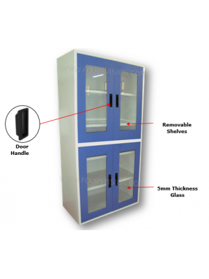 LAB STORAGE GLASS CABINET