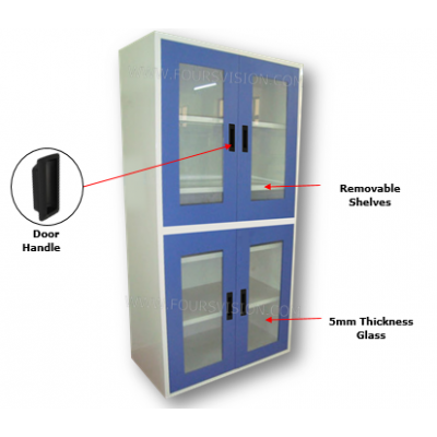 LAB STORAGE GLASS CABINET