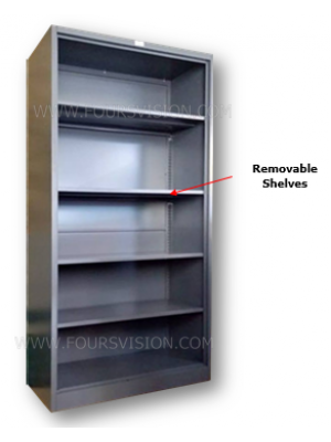 LAB OPEN SHELF  STORAGE CABINET