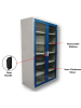 LAB STORAGE GLASS CABINET